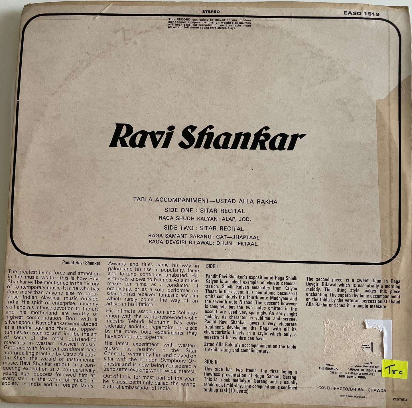 Sitar Recital - Ravi Shankar (1973)