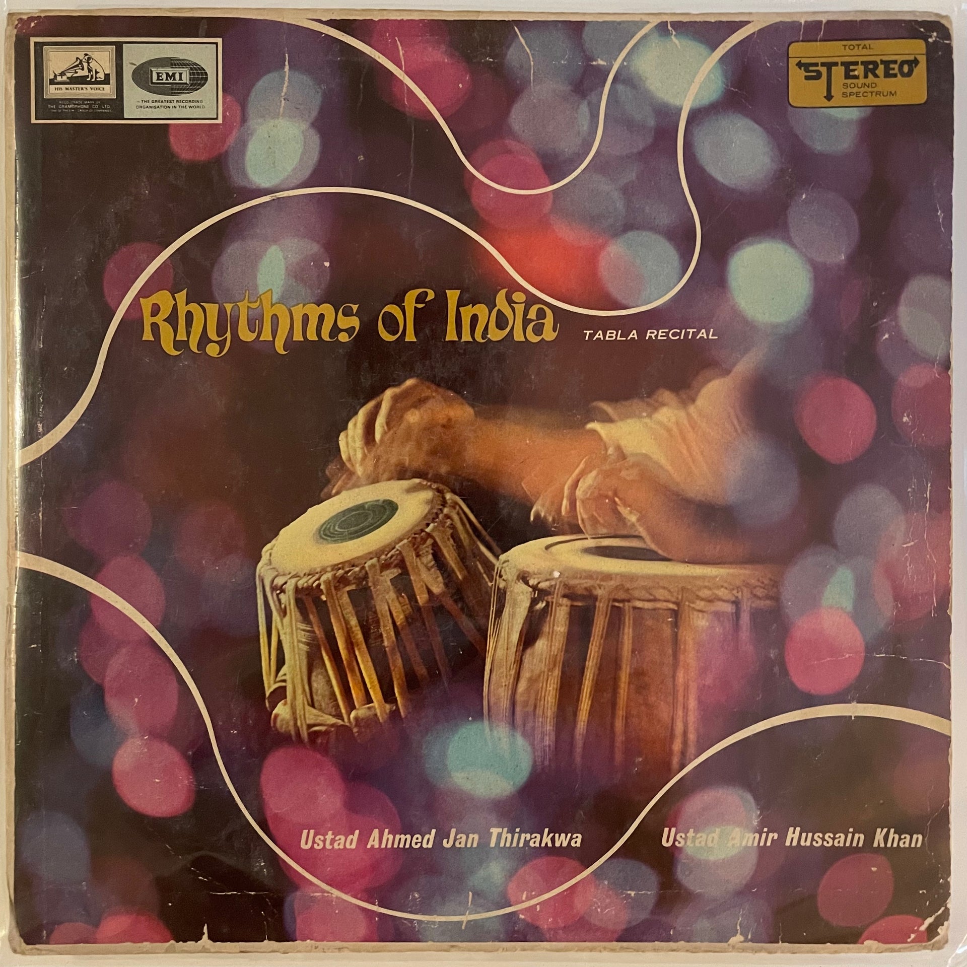 Rhythms Of India Ustad Ahmed Jan Thirakwa 1969 Recordwala